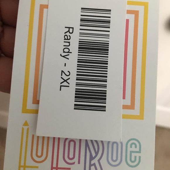 Lularoe Randy Shirt - Picture 2 of 3